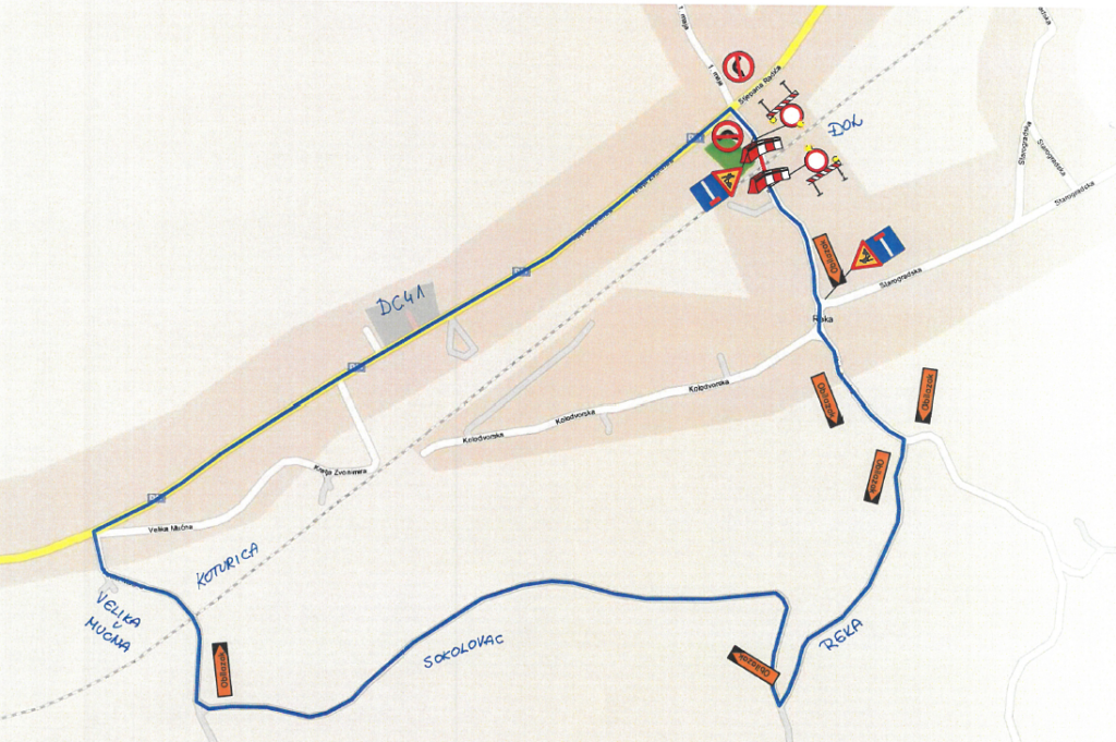 Privremeno se zatvara željezničko-cestovni prijelaz Đol