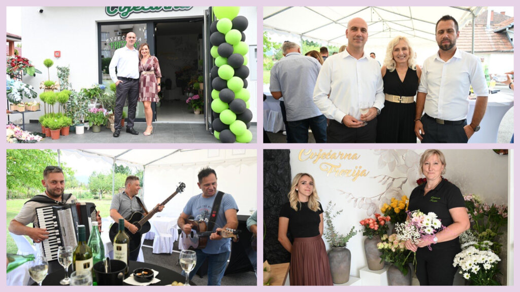 [FOTO/VIDEO] NOVO, NOVO U Novom Marofu otvorena cvjećarna Frezija