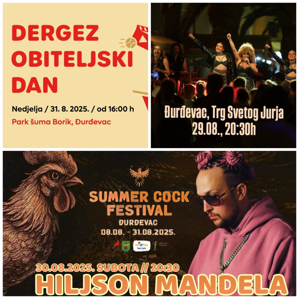 Finale ljeta uz glazbu, zabavu i obitelj – Summer Cock Festival u Đurđevcu!