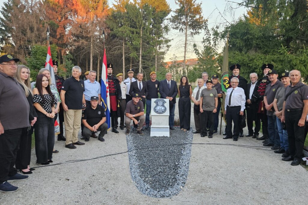 34. inženjerijska bojna Čakovec obnovila Spomen obilježje