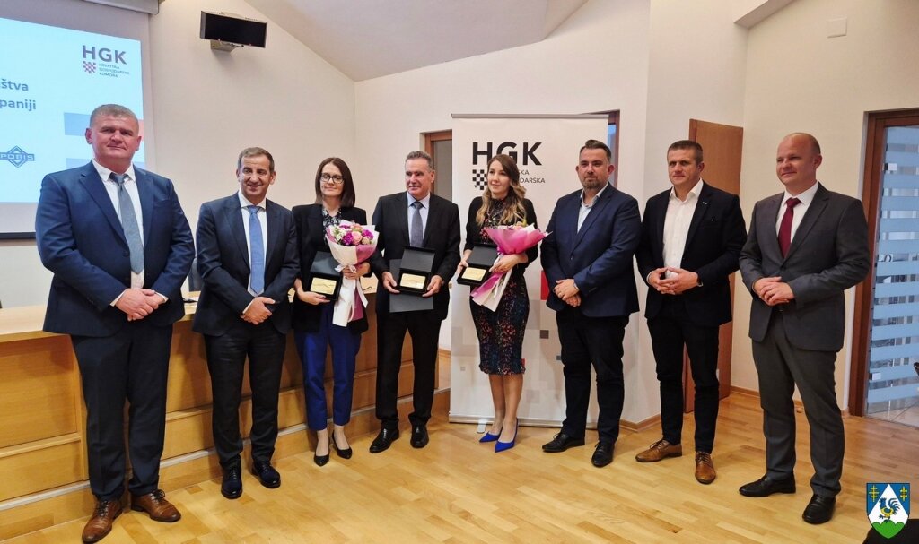 Dodijeljene nagrade Zlatna kuna najuspješnijim gospodarskim subjektima Koprivničko-križevačke županije u 2024. godini