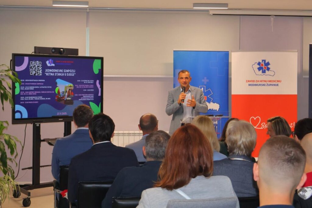 Zavod za hitnu medicinu Međimurske županije domaćin simpozija o hitnim stanjima kod djece, donirana oprema Zavodu za hitnu pomoć