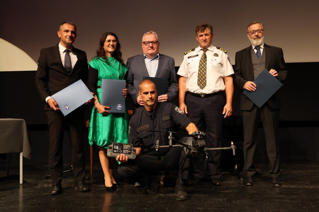 Novi dron u službi međimurske policije zahvaljujući zajedničkoj donaciji Međimurske županije i gradova