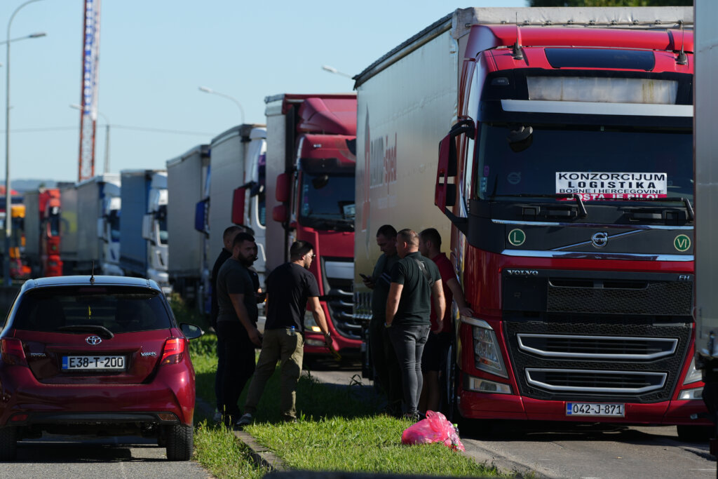 BiH: Prosvjedi prijevoznika nastavljeni, nema naznaka rješenja