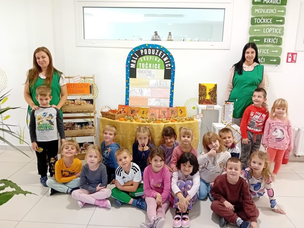 Mali poduzetnici iz skupine Točkice otkrili čaroliju jeseni i poduzetništva