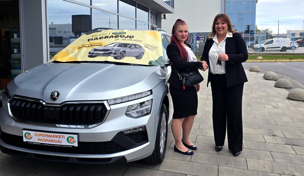 Valentina Bužić iz Varaždina osvojila Škodu Kamiq u nagradnoj igri KTC-a