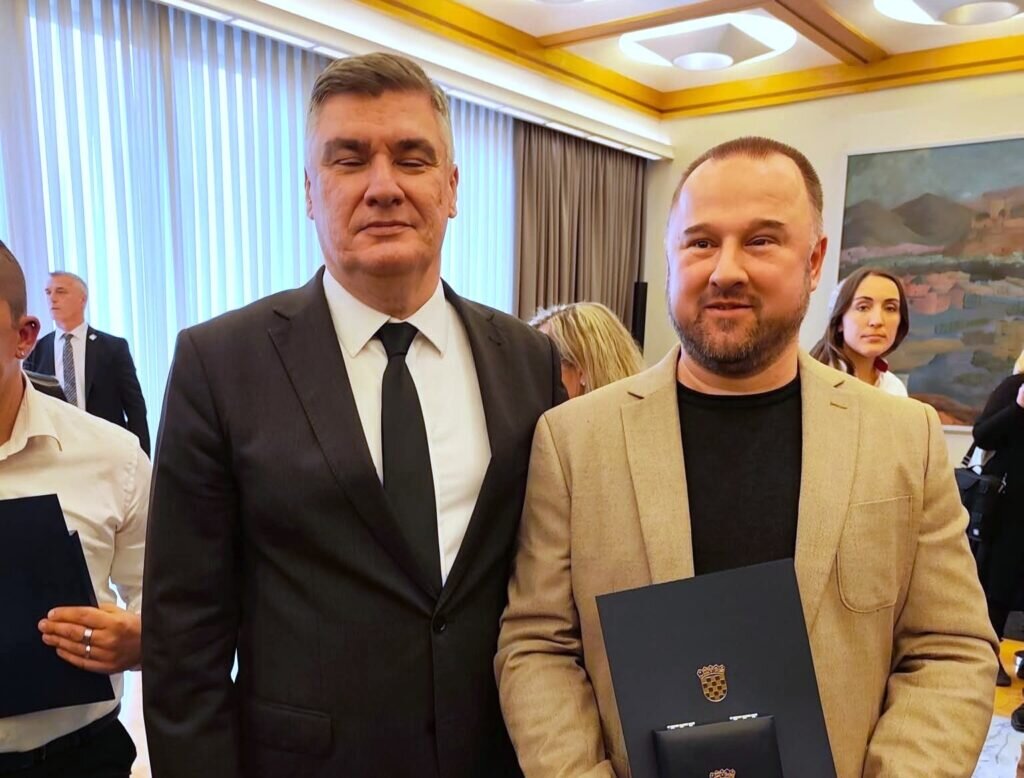 Darivatelj krvi Krunoslav Kranjec iz Đurđevca odlikovan Redom Danice hrvatske s likom Katarine Zrinske