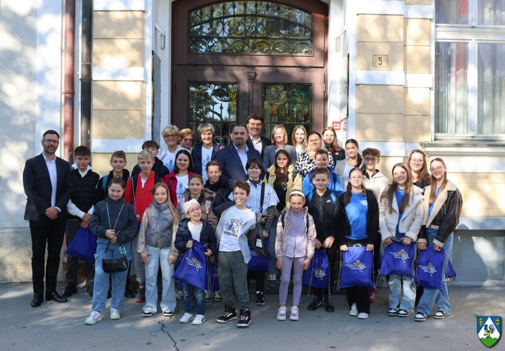 [FOTO] Župan Golubić ugostio predstavnike društava „Naša djeca“ i koprivničkog Dječjeg gradskog vijeća