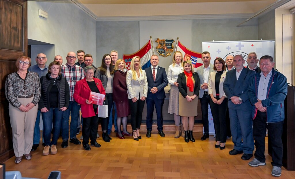 [FOTO] Održan prijem za dobrovoljne darivatelje krvi Varaždinske županije