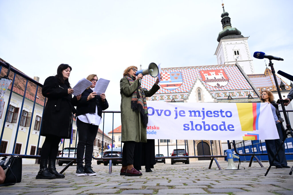 Čitanje Ustava na Markovom trgu: Hrvatska je zasnovana na demokratskim vrijednostima