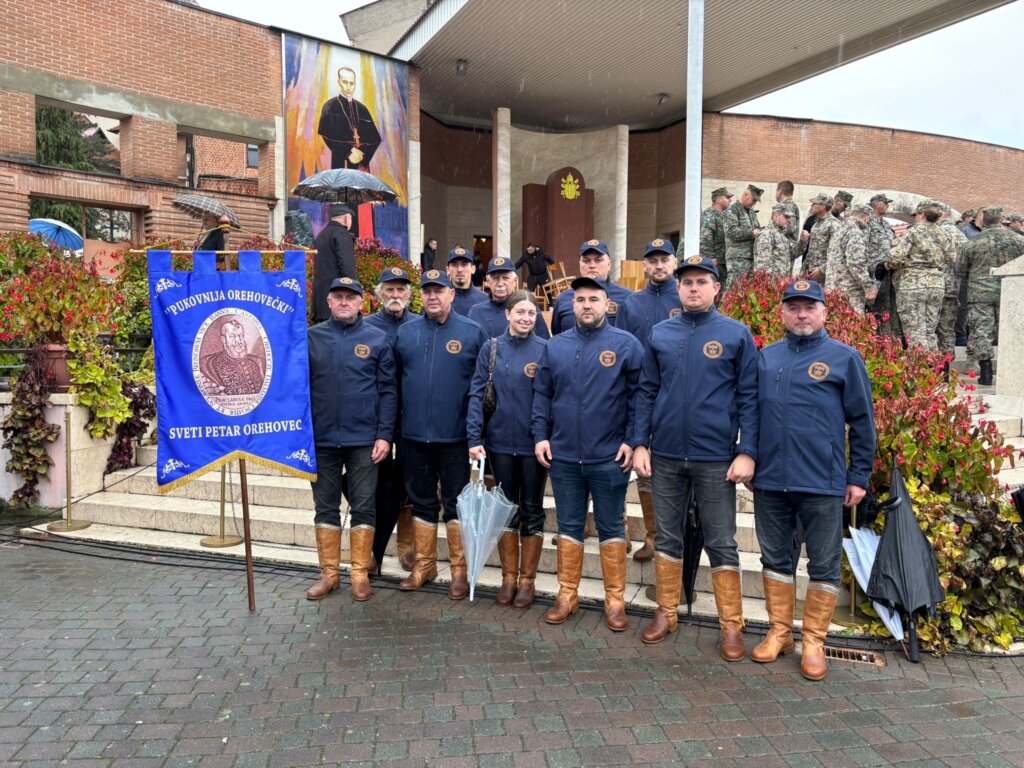 Pukovnija Orehovečki na hodočašću u Mariji Bistrici