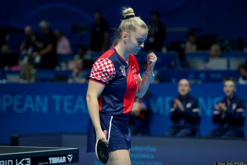 Zadar: Europsko Ekipno Prvenstvo U Stolnom Tenisu: Hrvatska Italija (žene)