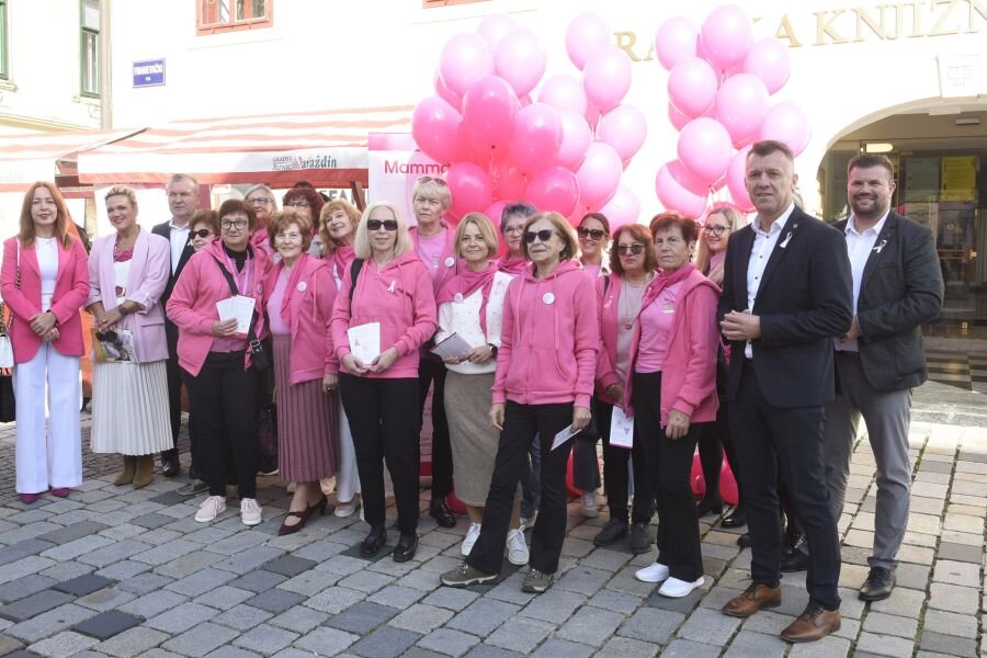 Varaždinska županija obilježila Dan ružičaste vrpce