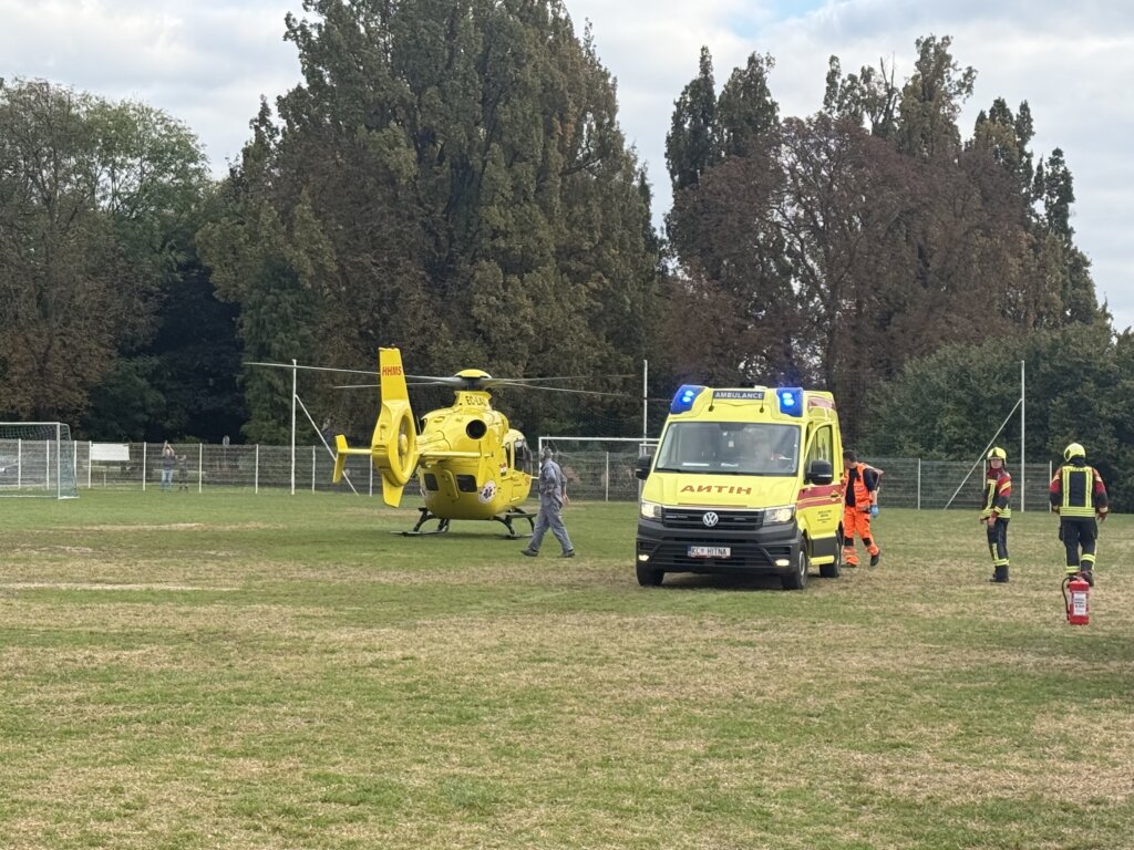 Helikopterska hitna medicinska služba ponovo u Križevcima