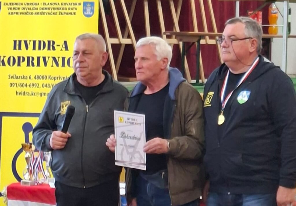 Članovi udruge HVIDR-a Križevci osvojili dva odličja na uzvratnim sportskim susretima HVIDR-e u Koprivnici