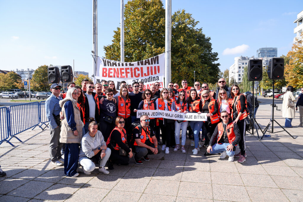 Zagreb: Prosvjed Djelatnika Zavoda Za Hitnu Medicinu