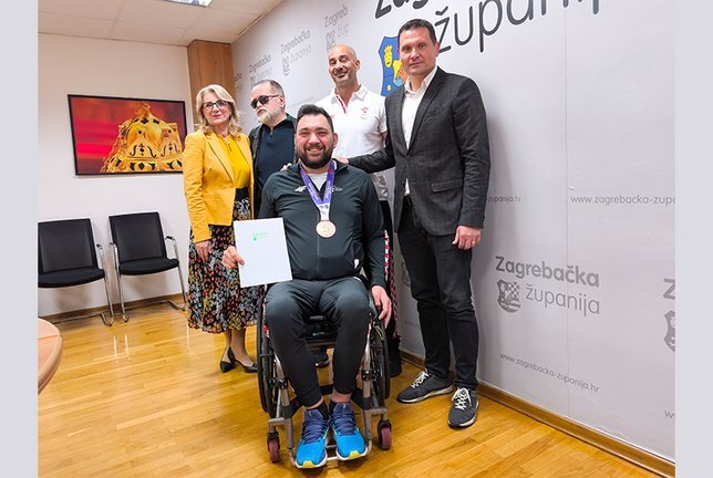 Održan prijem parasportaša Velimira Šandora