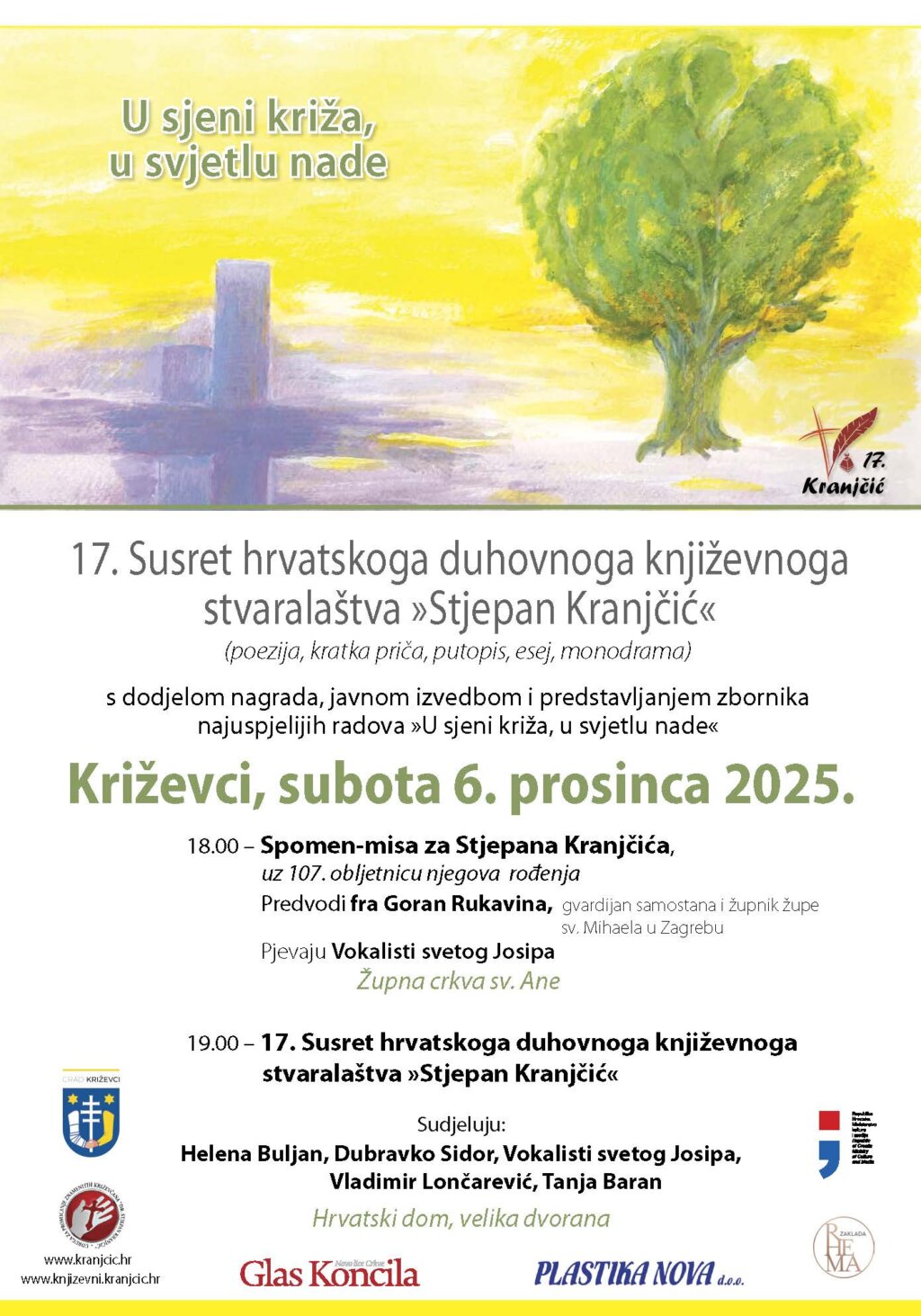 17. Književni Kranjčić 2025. Plakat