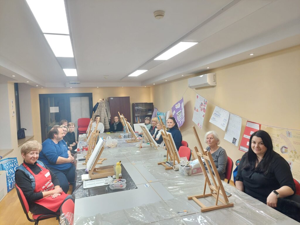 [FOTO] U Pučkom otvorenom učilištu Križevci započeo još jedan ciklus likovnih tečaja