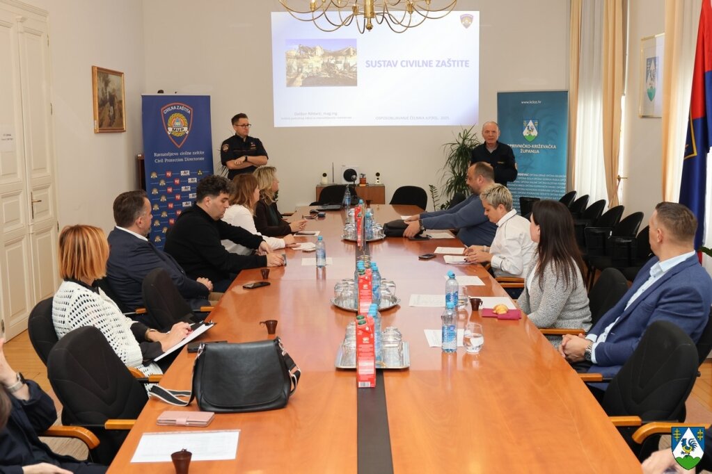 U Županijskoj upravi održano osposobljavanje čelnika za sustav civilne zaštite