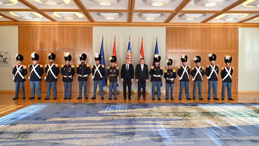 Milanović primio izaslanstvo Varaždinske građanske garde