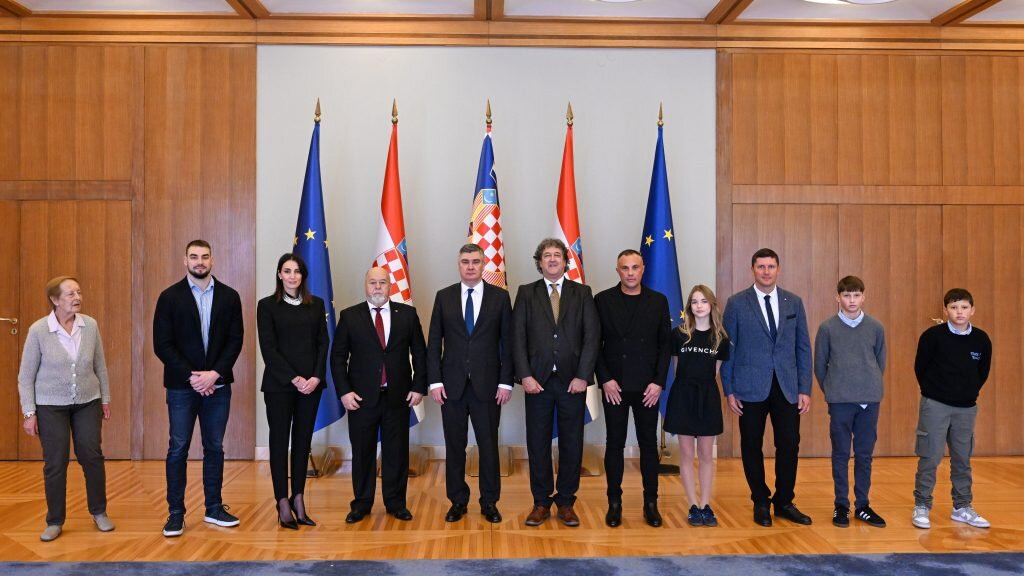 Milanović primio autore projekta o bokeljskim Hrvatima uoči premijere filma