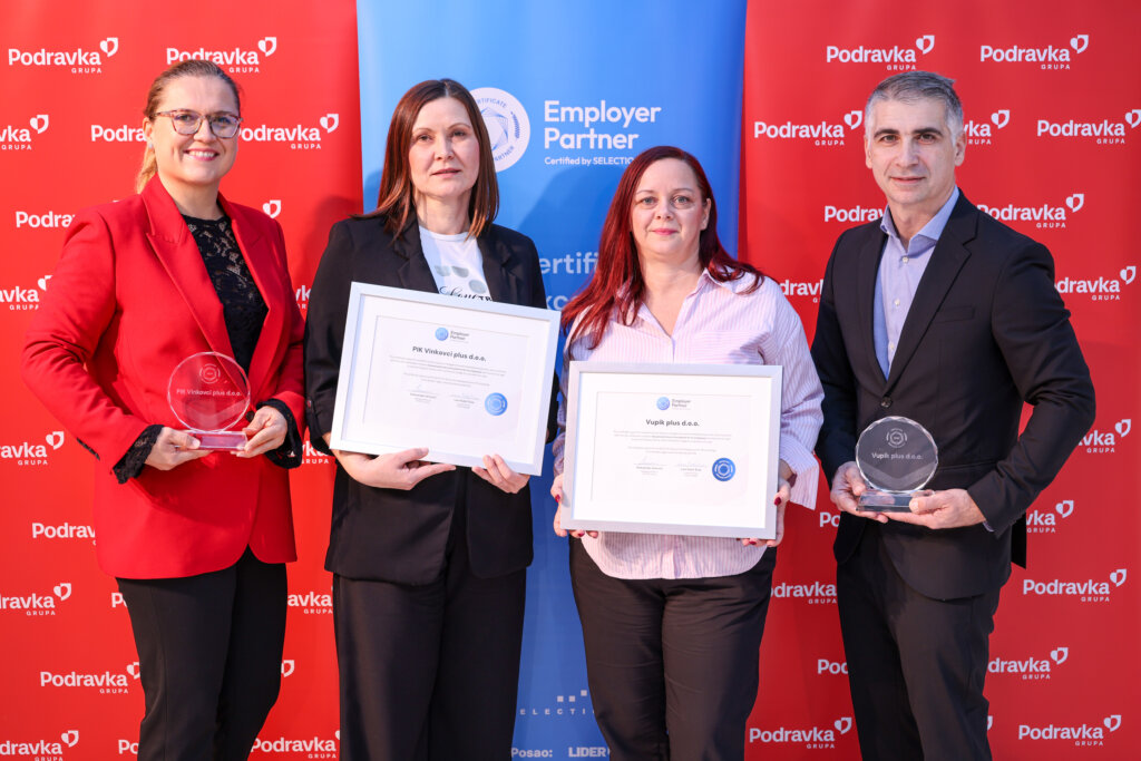 Kompanije U Sastavu Grupe Podravka Dobitnice Prestižnog Certifikata Employer Partner (3)