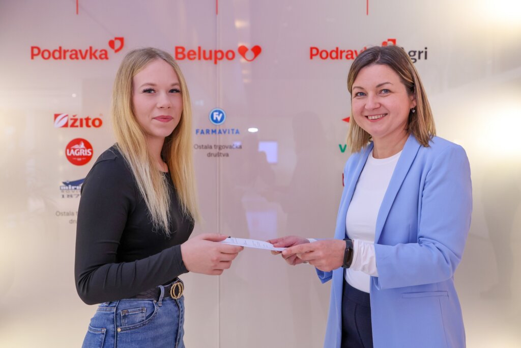 Marta Felak, Stipendistica I Karmen Zadro, Voditeljica Projekta Stipendiranja