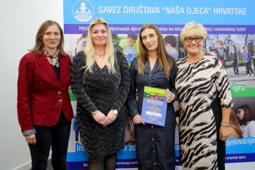 Pohvalnicu za „Naj-akciju 2025.“ dobilo Društvo „Naša djeca“ Koprivnica za projekt „Rolaj a ne skrolaj“
