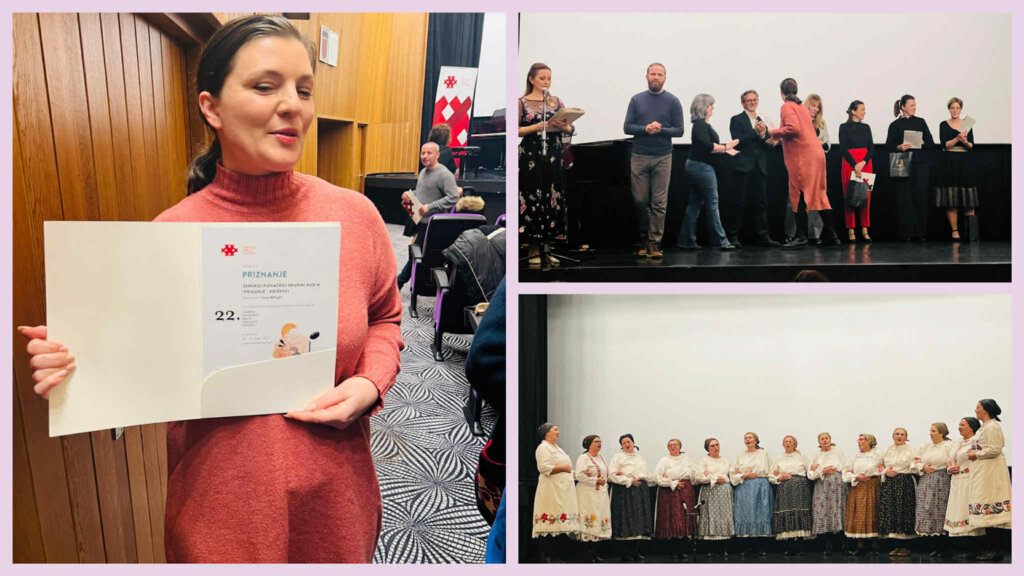 [VIDEO] Ženska vokalna skupina KUD-a “Prigorje” nastupila na 22. Susretu malih vokalnih skupina u Đurđevcu