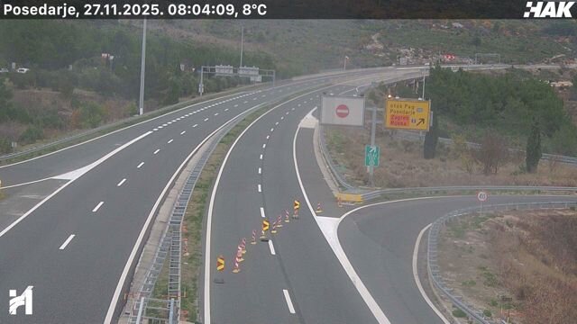 HAK: Olujni vjetar u priobalju, dionica A1 Sveti Rok – Posedarje zatvorena