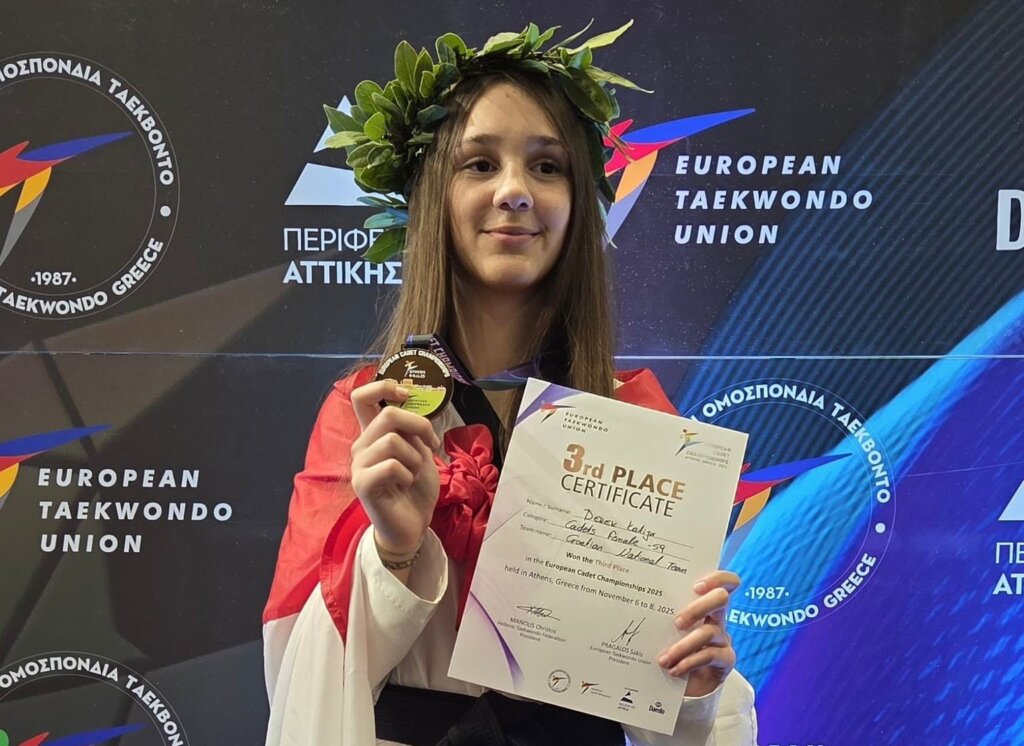 Još jedna bronca za Hrvatsku na kadetskom taekwondo EP