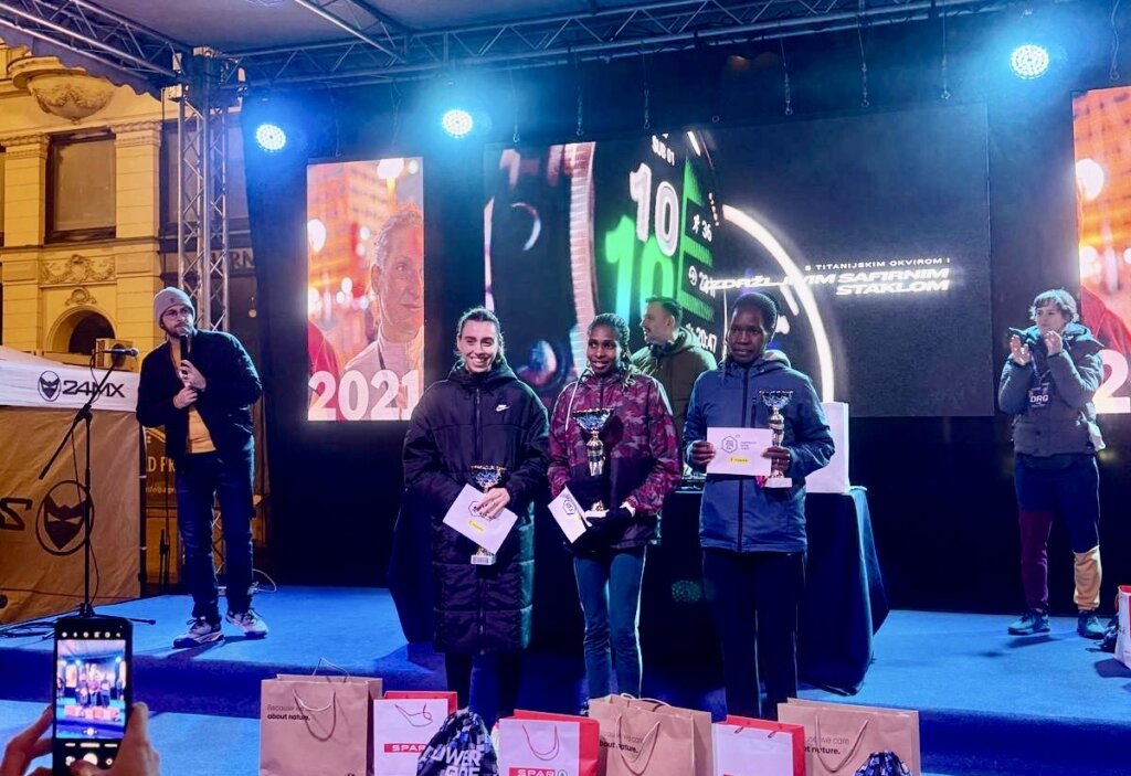 ATLETIKA – OVO SE NE VIĐA SVAKI DAN Na pobjedničkom postolju dvije Kenijke i Križevčanka Marcela Jokić