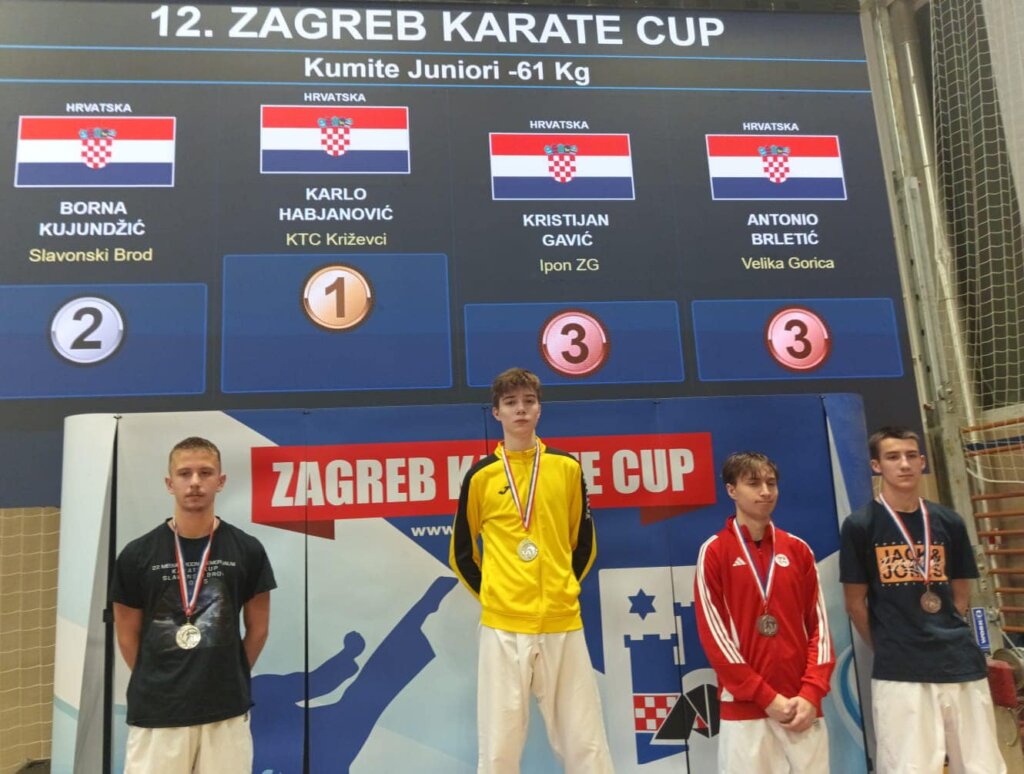 Karlo Habjanović pobijedio na zagrebačkom karate kupu