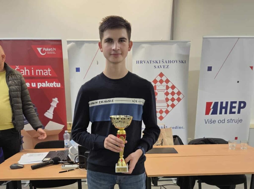 ŠAH Adrian Petrus dvostruki prvak Hrvatske