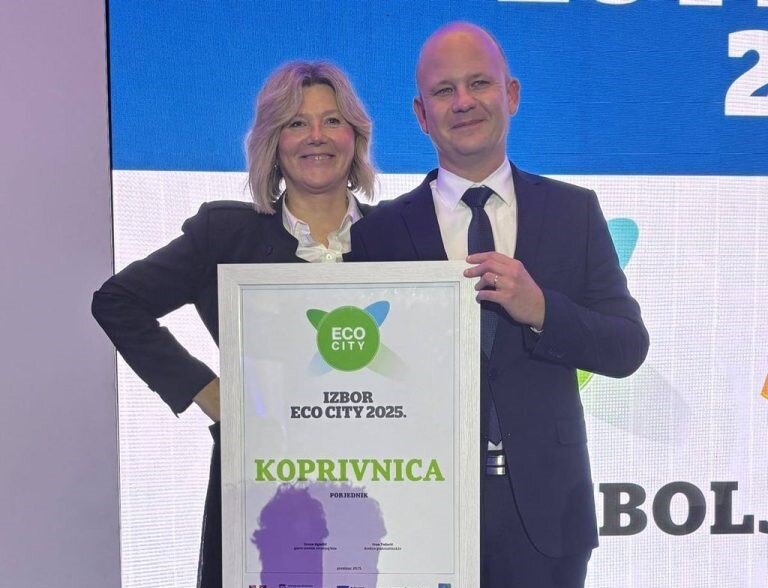 Eco City nagrada ponovo u Koprivnici, projekt SpongeCity donio pobjedu