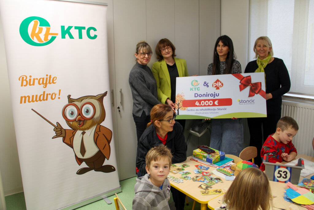 HUMANITARNA DJELA KTC-a Centru za rehabilitaciju Stančić uručeno 4 tisuće eura