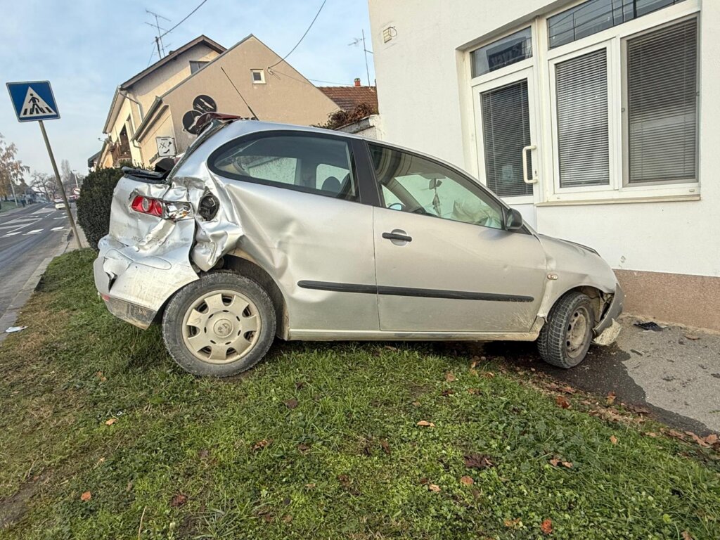 [FOTO/VIDEO] Sudar automobila i kamiona u Križevcima