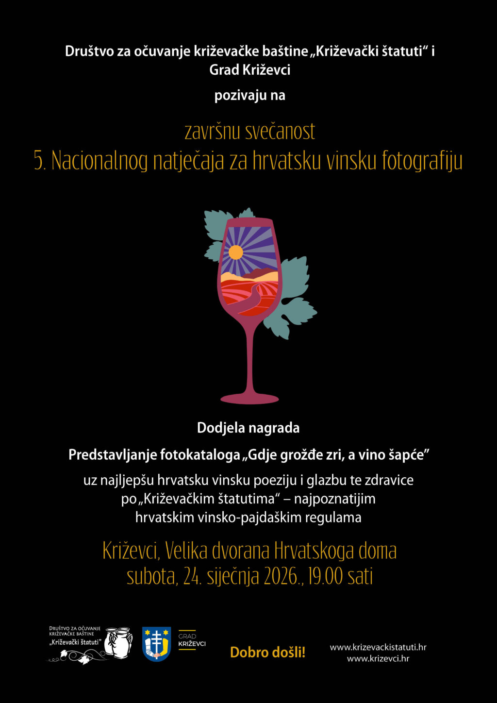 Plakat, Završna Svečanost 5. Vinskog Fotonatječaja