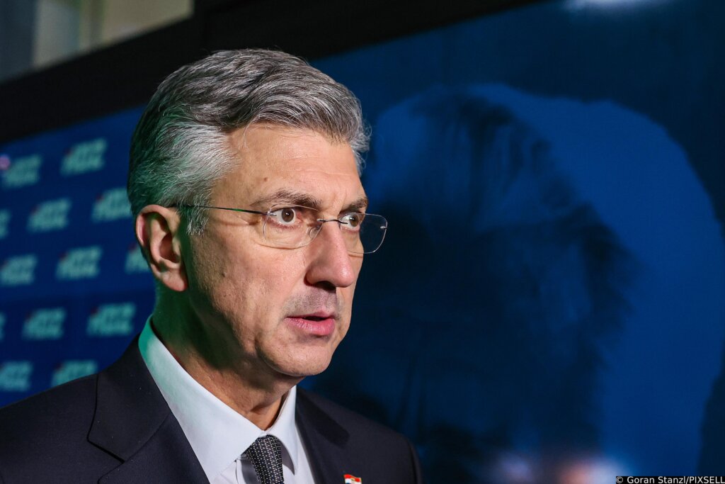 Zagreb: Izjava Za Medije Andreja Plenkovića Ispred Hdz A