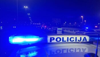 Policija Noć Ilustracija