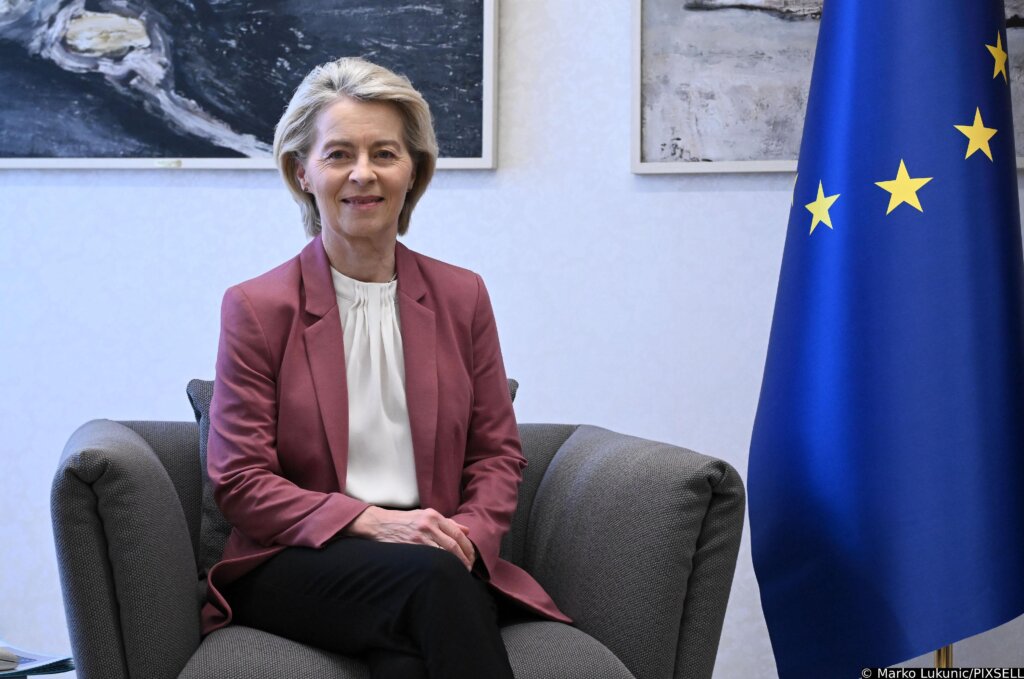 Zagreb: Sastanak Predsjednika Vlade Andreja Plenkovića S Predsjednicom Europske Komisije Ursulom Von Der Leyen