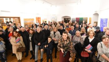 Đurđevac: Otvorena Samostalna Izložba Apstraktnih Slika "prividi" Nenada Marinca