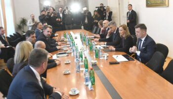 Koprivnica: Andrej Plenković Održao Sastanak Sa županom Golubićem I Gradonačelnikom Jakšićem