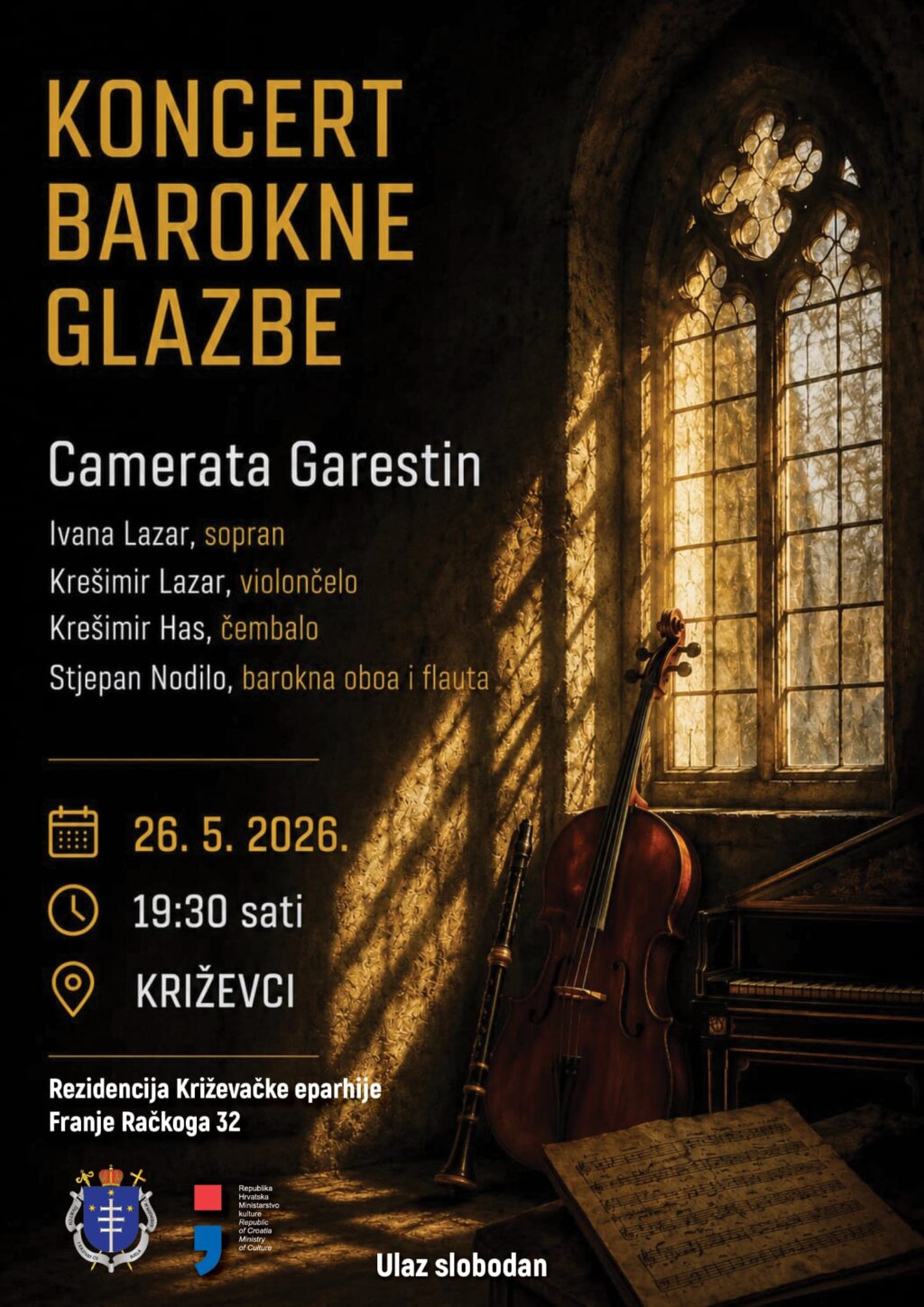 Koncert Barokne Glazbe