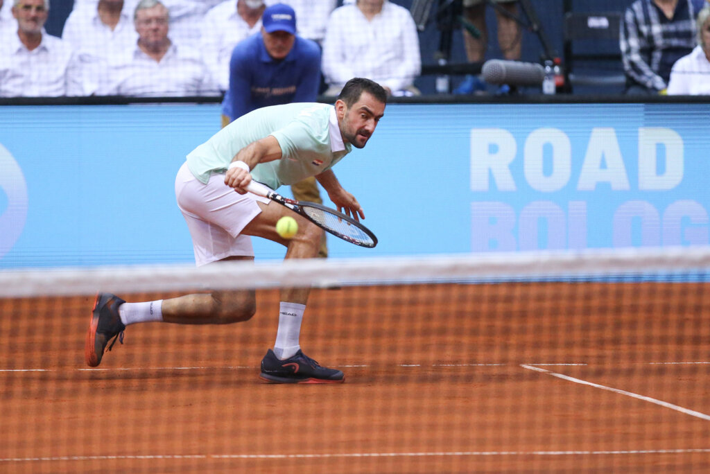 Osijek: Drugi Dan Davis Cupa, Marin Čilić Corentin Moutet