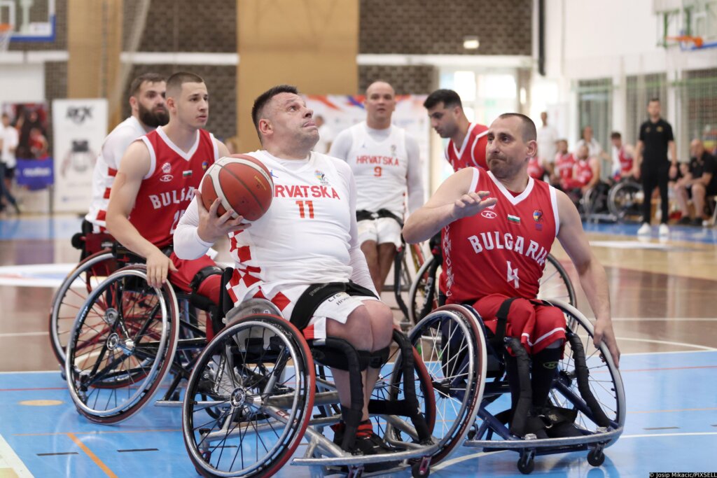 Zagreb: Utakmica Hrvatske I Bugarske Na Europskom Prvenstvu U Košarci U Kolicima