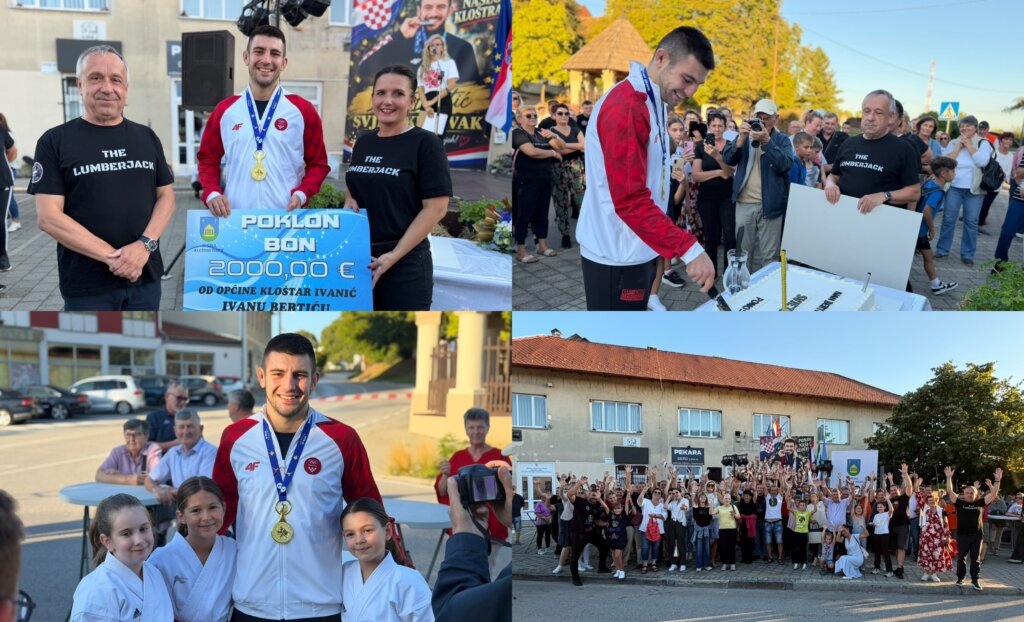 [FOTO] Kloštar Ivanić dočekao svjetskog prvaka u tajlandskom boksu Ivana Bertića